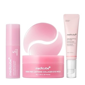 medicube PDRN Bounce & Glow Trio: Volume Multi Balm Stick, Eye Cream, Eye Patch for Puffiness, Lines & Plump-Looking Glow | Korean Skincare, Skincare Set, Gifts for Women