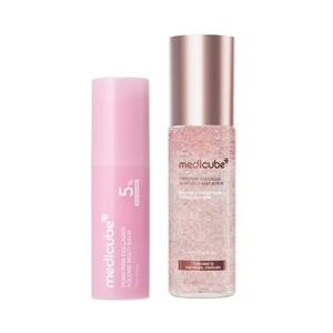 medicube PDRN Easy Glow Touch-Up Duo: PDRN Volume Multi Balm Stick and Pink Jelly Mist Serum Mini | Korean sk