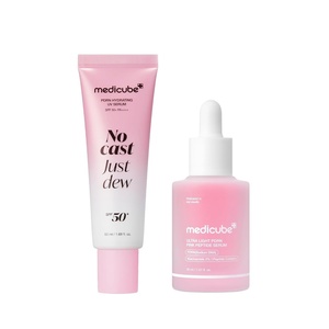medicube PDRN Hydration & UV Dew Duo: PDRN Sun Serum & Light PDRN Serum