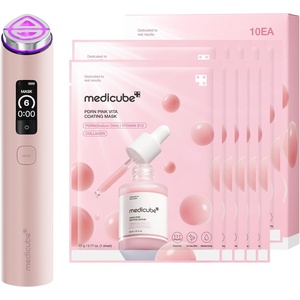 medicube Perfect Mask Mode Duo: PDRN Vita Coated Mask & Booster Pro X2 Pink