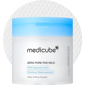 medicube Toner Pads Deep Vita C Facial Toner Pad for Uneven Skin Tone & Texture | Vitamin Water and 3 Types of Vitamin, Deeply Hydrating & Resurfacing Pad | Korean Skin Care, 70 Pads (1 Pack)(Mild Pads)