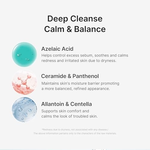 image:imagemedicube Azelaic Capsule Foam Cleanser and Pore Brush Set Deep Pore Cleansing for Fresh Clear and Smooth Skin Excess Sebum Care and Oil Control Korean Skincare
