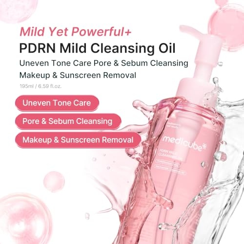 image:imagemedicube PDRN Cleansing amp Brush Trio Cleansing Oil Cleanser Pore Brush