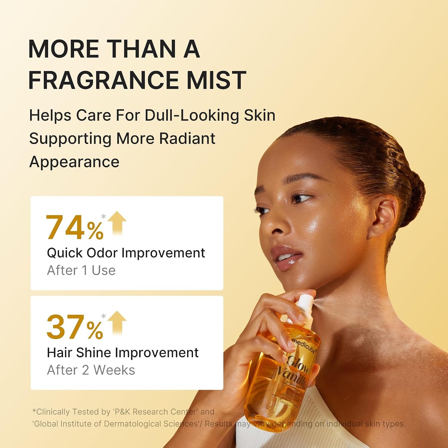 image:imagemedicube Fresh amp Glow Body Duo Kojic Acid Body Wash and Glow Vanilla Hair amp Body Fragrance Mist Cleanse Refresh amp Odor Care for Soft RadiantLooking Skin Korean Body Care
