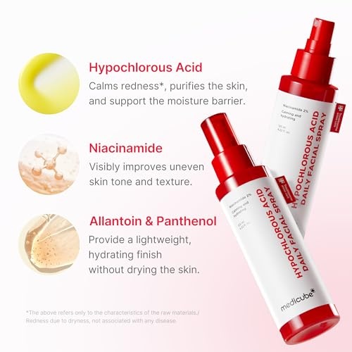 image:imagemedicube Ultimate Red Spray Duo to Smooth amp Soothe Power Soothing Spray and Red Body Peeling Shot