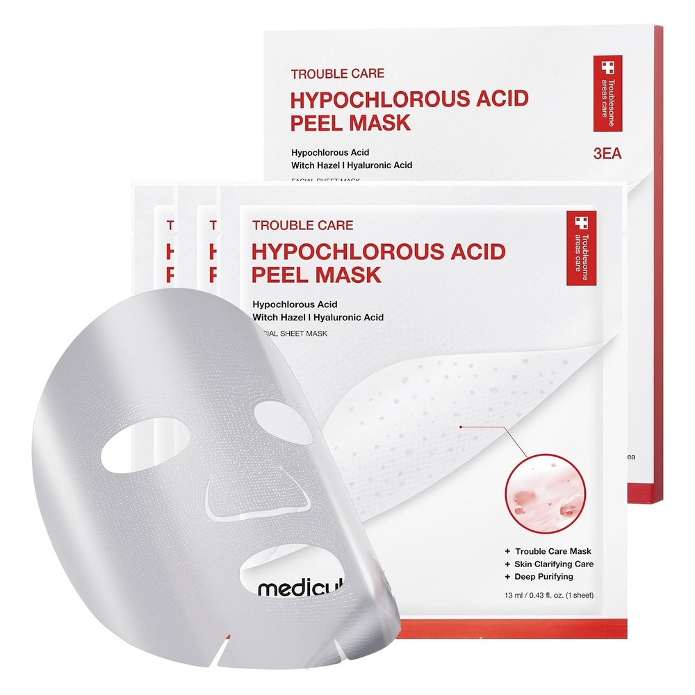 image:imagemedicube Hypochlorous Acid PeelOff Sheet Mask 3EA Pack of 23 Count Pack of 1