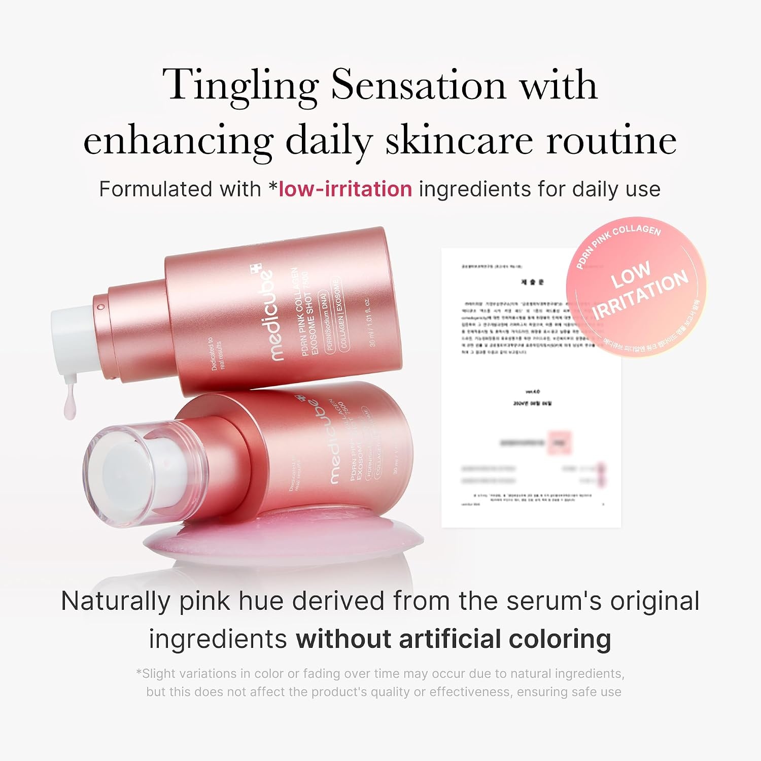image:imagemedicube Exosome Shot Azelaic Acid 7500 PPM Spicule Facial Serum Pack of 2101 Fl Oz Pack of 1