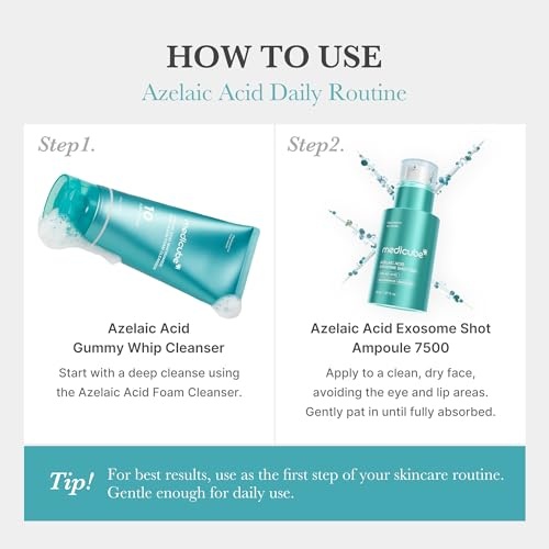 image:imagemedicube Exosome Shot Azelaic Acid 7500 PPM Spicule Facial Serum Pack of 2101 Fl Oz Pack of 2