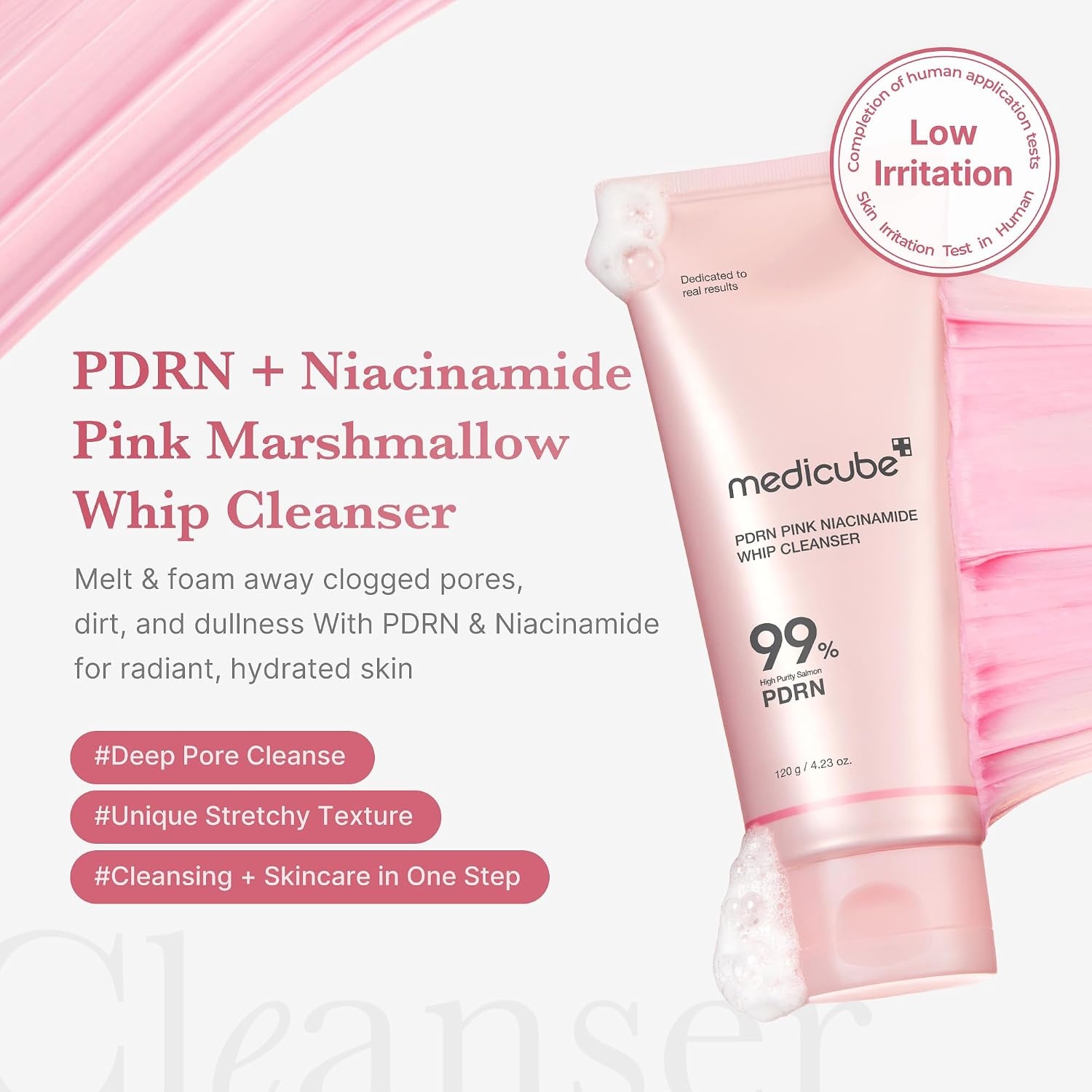 image:imagemedicube Facial Cleanser Azelaic Acid Whip Cleanser Pack of 2423 Ounce