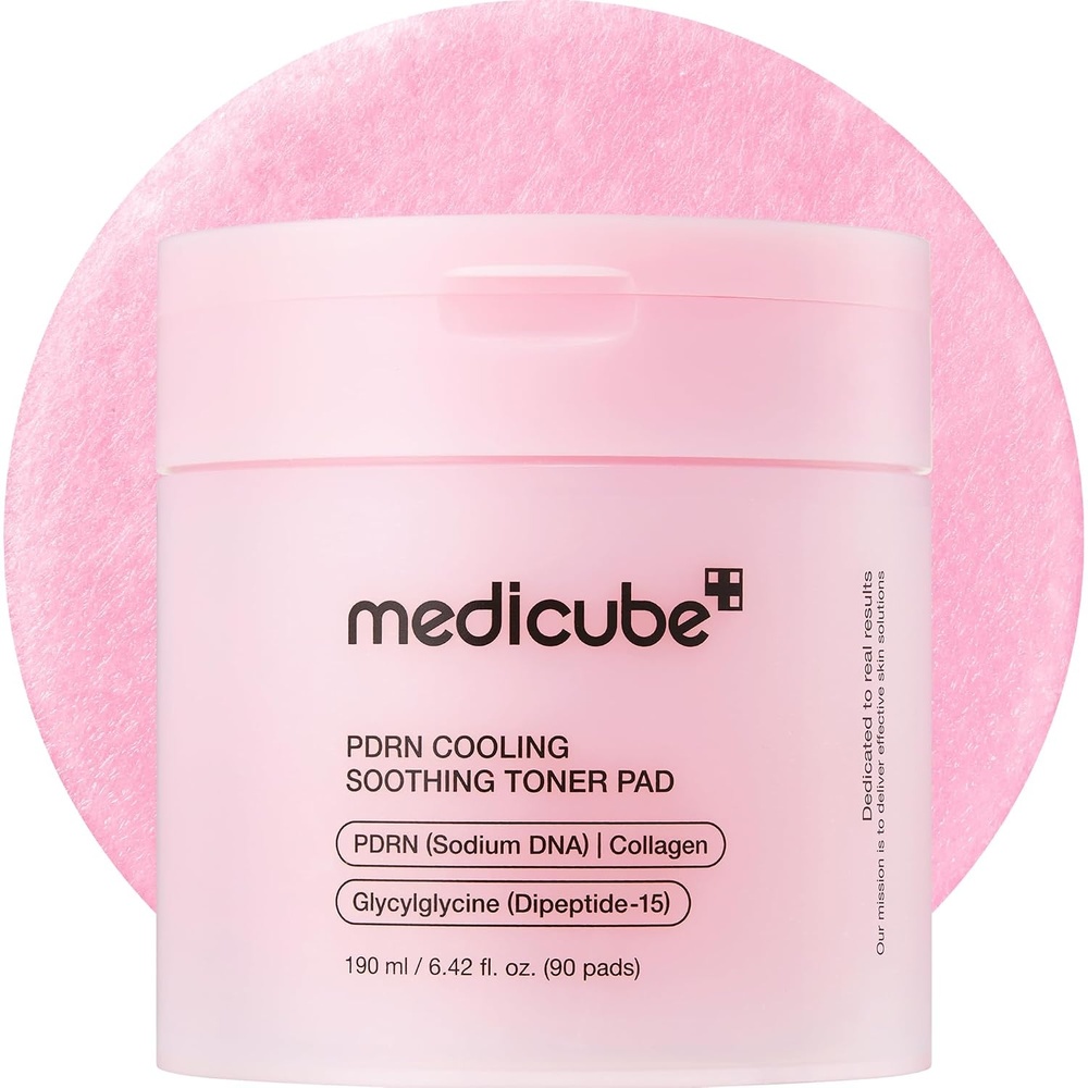 image:imagemedicube PDRN Cooling Soothing Toner Pads Hydrating Facial Pads 90 Pads Delivers cooling hydration and soothing care to leave skin looking smooth fresh and ready for makeup Korean SkincarePDRN Cooling Pads