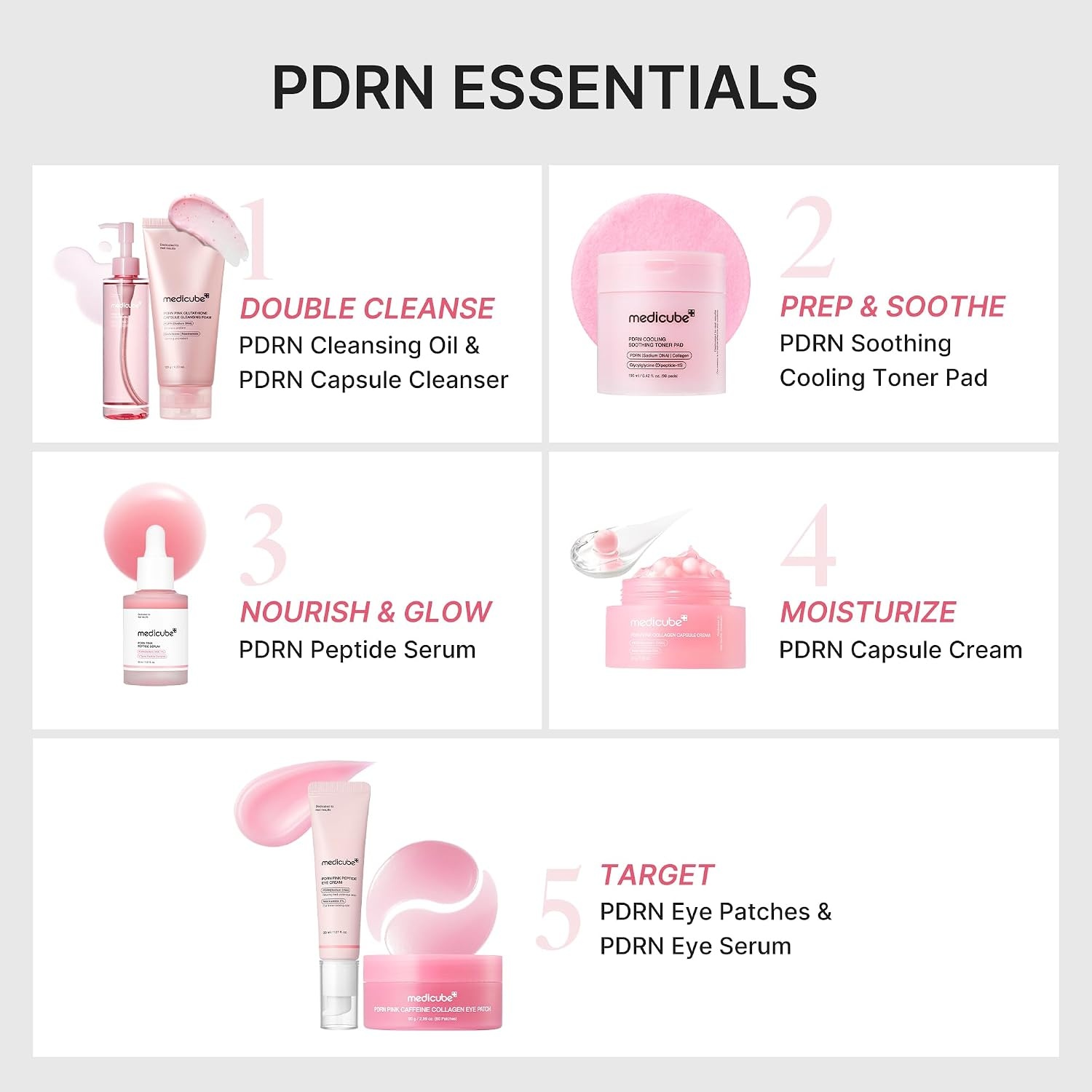 image:imagemedicube PDRN Cooling Soothing Toner Pads Hydrating Facial Pads 90 Pads Delivers cooling hydration and soothing care to leave skin looking smooth fresh and ready for makeup Korean SkincarePDRN Cooling Pads