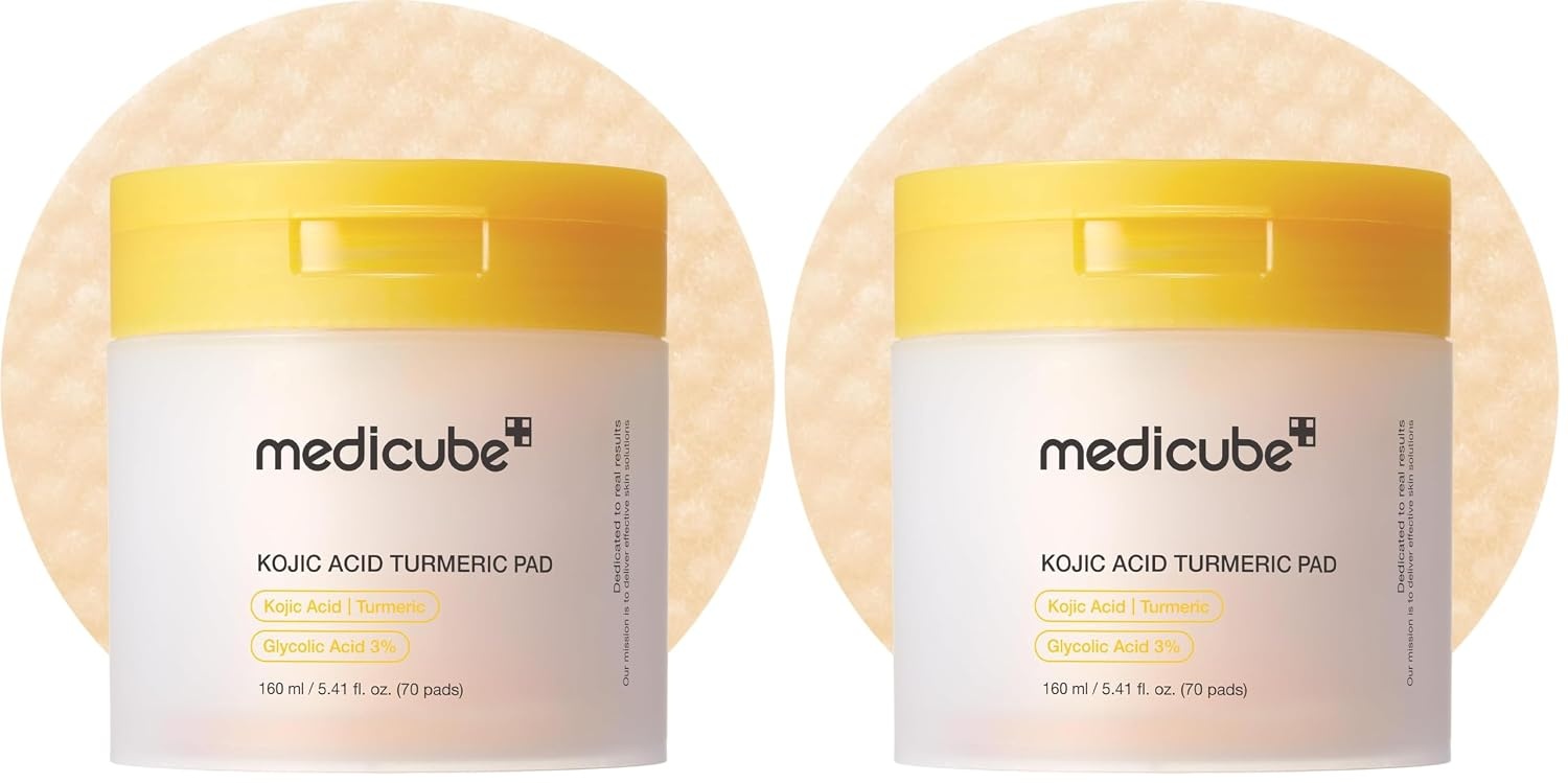 image:imagemedicube PDRN Cooling Soothing Toner Pads Hydrating Facial Pads 90 Pads Delivers cooling hydration and soothing care to leave skin looking smooth fresh and ready for makeup Korean SkincareKojic Acid Turmeric Pads