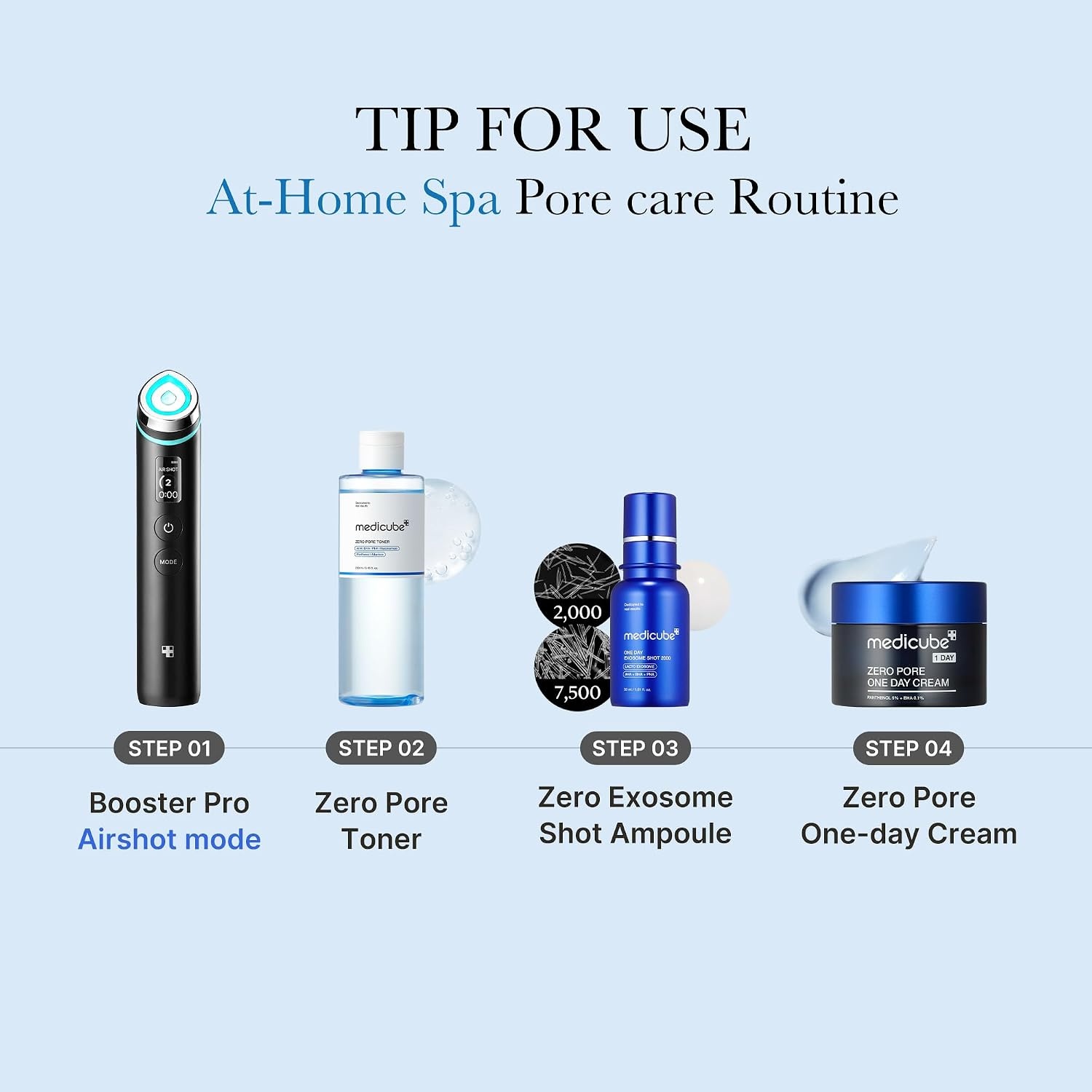 image:imagemedicube Zero Pore Exfoliating amp Hydrating Toner Pack of 2845 Fl Oz Pack of 1