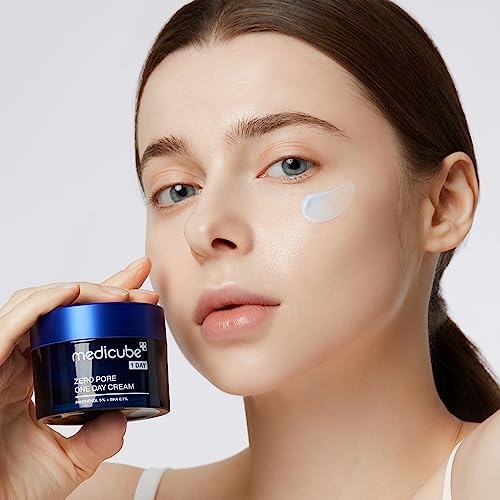 image:imagemedicube Zero Pore OneDay Cream 169 floz Visibly Smaller Pores Controls Excess Oil Pore Refining Cream with Panthenol Salicylic Acid and Niacinamide Korean Skincare Pack of 21235 Ounce Pack of 2