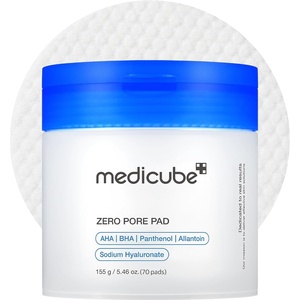 medicube PDRN Cooling Soothing Toner Pads, Hydrating Facial Pads, 90 Pads | Delivers cooling hydration and soothing care to leave skin looking smooth, fresh, and ready for makeup, Korean Skincare(Zero Pore Pads)