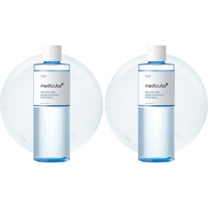 medicube Zero Pore Exfoliating & Hydrating Toner (Pack of 2)(8.45 Fl Oz (Pack of 2))
