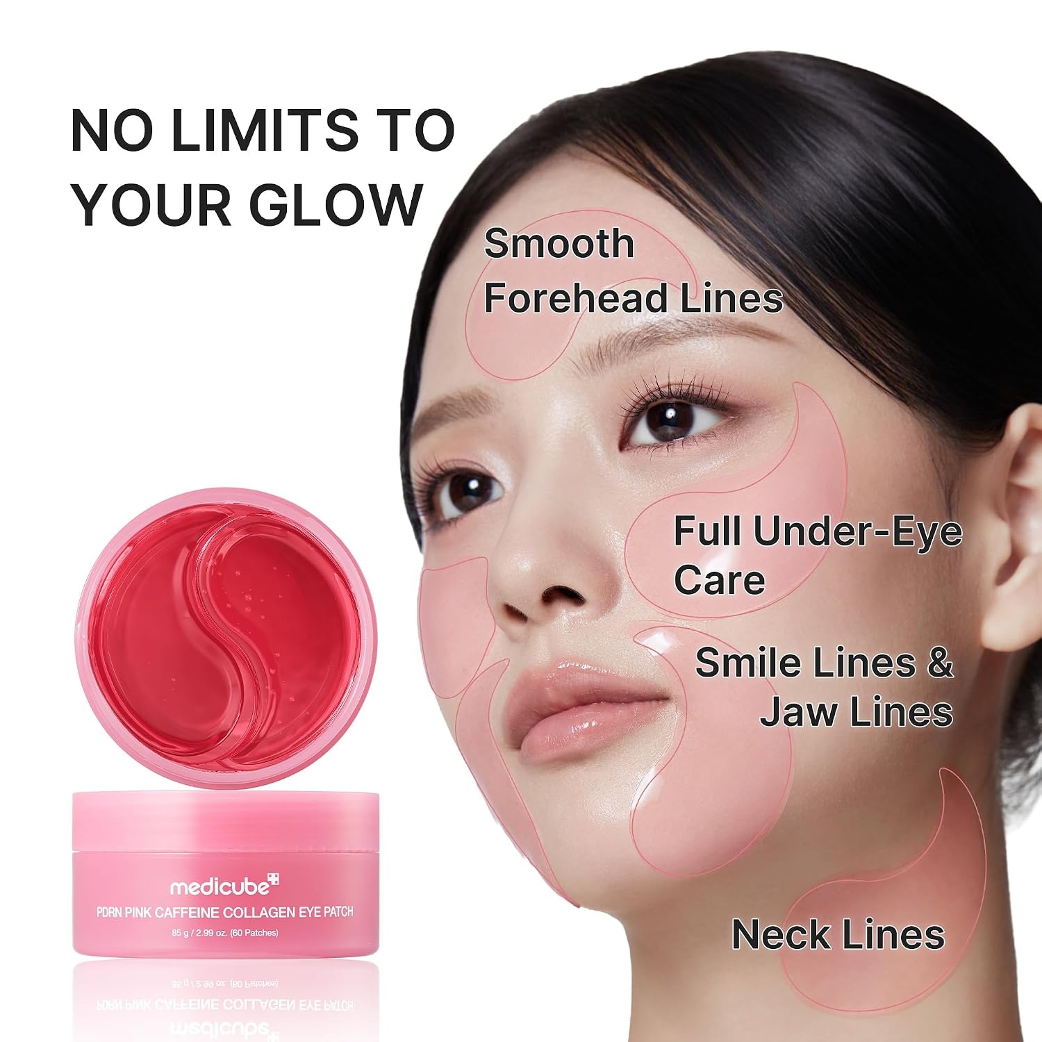 image:imagemedicube AntiAging Night Care Set Retinal Booster amp PDRN Eye Patches Vita A Retinal Volume Booster Serym amp 30Pair PDRN Caffeine Collagen Eye Patches for firming amp plumping care