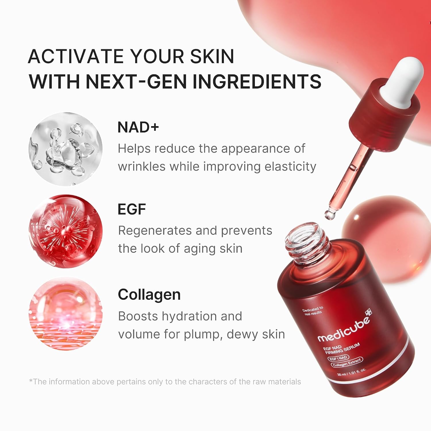 image:imagemedicube NAD EGF Serum amp Mask Duo for Firmer Plumper Skin Korean Skincare NAD EGF Serum amp Gel Mask Duo NAD Duo deliver concentrated firming care for smoother plumper more resilientlooking skin