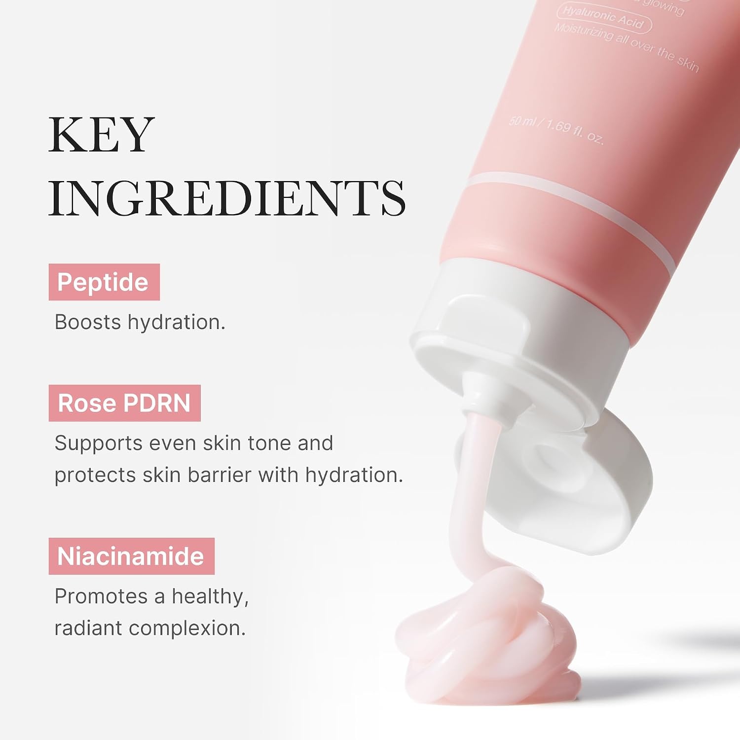 image:imagemedicube Rose PDRN Pink Hyaluronic Moisturizing Cream Blemish Relief Hydration amp Elasticity Care For the Look of Uneven Skin Tone amp Pores Korean Skincare 169 fl ozRose