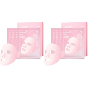 medicube PDRN Pink Tension Up Sheet Mask | 3-Step Contouring Mask (Pack of 2)(4 Count (Pack of 2))