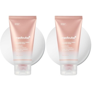 medicube Wrapping Mask Collagen Glazed Milky Glow – Daytime Peel Off Mask (Pack of 2)