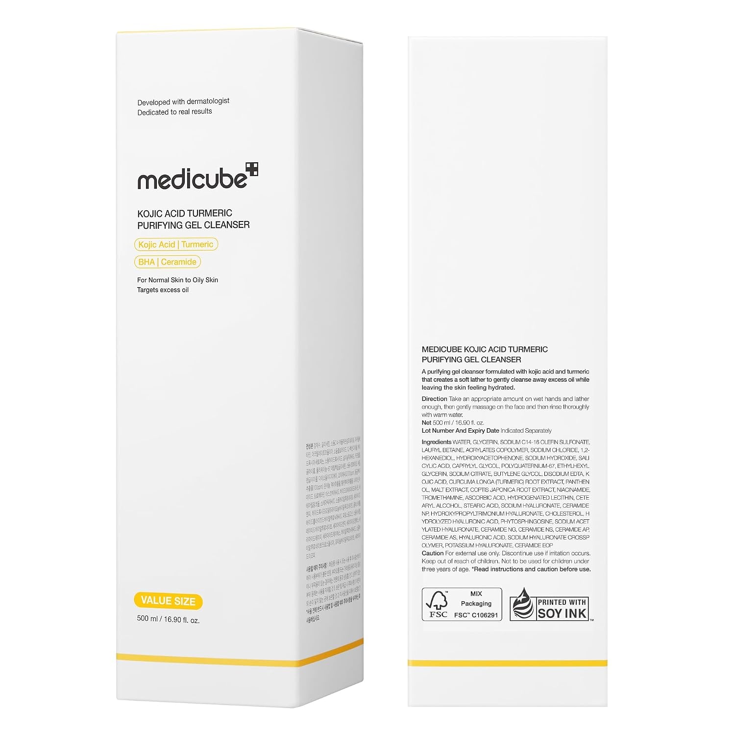 image:imagemedicube Kojic Acid Turmeric Jelly To Foam Cleanser Pack of 2169 Fl Oz Pack of 1