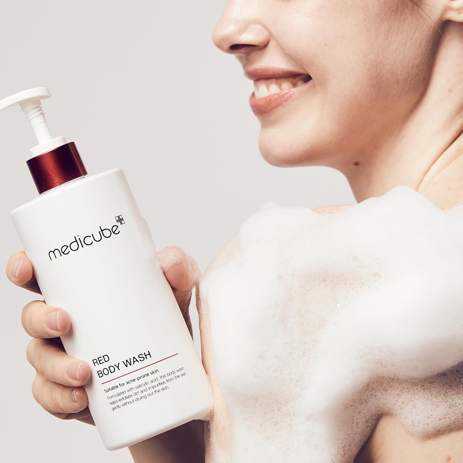 image:imagemedicube Red Body Wash 1410 Floz I Low pH and Hydrating Cleanser with Salicylic Acid Lactic Acid Niacinamide and Hyaluronic Acid Suitable for Bacne Treatment Korean Skin Care Pack of 4141 Ounce Pack of 1