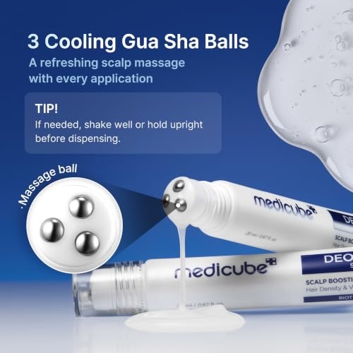 image:imagemedicube Scalp Serum with Rosemary PDRN NonGreasy Lightweight Serum for Thicker Fuller DenserLooking Hair Scalp Treatment for FlakeProne Scalp Soothing Korean Hair Care 20ml Pack of 2Deoxyribose