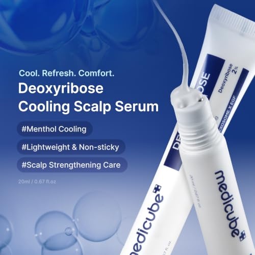 image:imagemedicube Scalp Serum with Rosemary PDRN NonGreasy Lightweight Serum for Thicker Fuller DenserLooking Hair Scalp Treatment for FlakeProne Scalp Soothing Korean Hair Care 20ml Pack of 2Deoxyribose