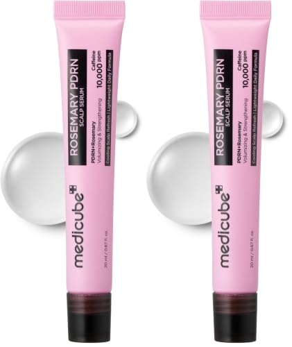 image:imagemedicube Scalp Serum with Rosemary PDRN NonGreasy Lightweight Serum for Thicker Fuller DenserLooking Hair Scalp Treatment for FlakeProne Scalp Soothing Korean Hair Care 20ml Pack of 2Rosemary PDRN