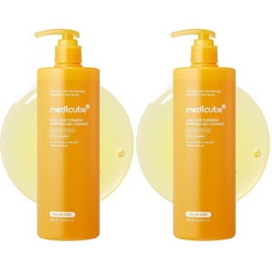 medicube Kojic Acid Turmeric Jelly To Foam Cleanser (Pack of 2)(16.9 Fl Oz (Pack of 2))