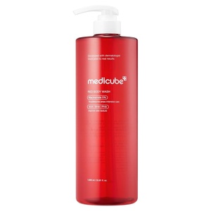medicube Red Body Wash 3.0 – Clarifying Shower Gel. 13.52 fl.oz | Clarifying Shower Gel for Back & Chest with Niacinamide, AHA BHA PHA – Gentle Low pH Care & Cozy Musk Scent, Value Size(33.81 Fl Oz (Pack of 1))