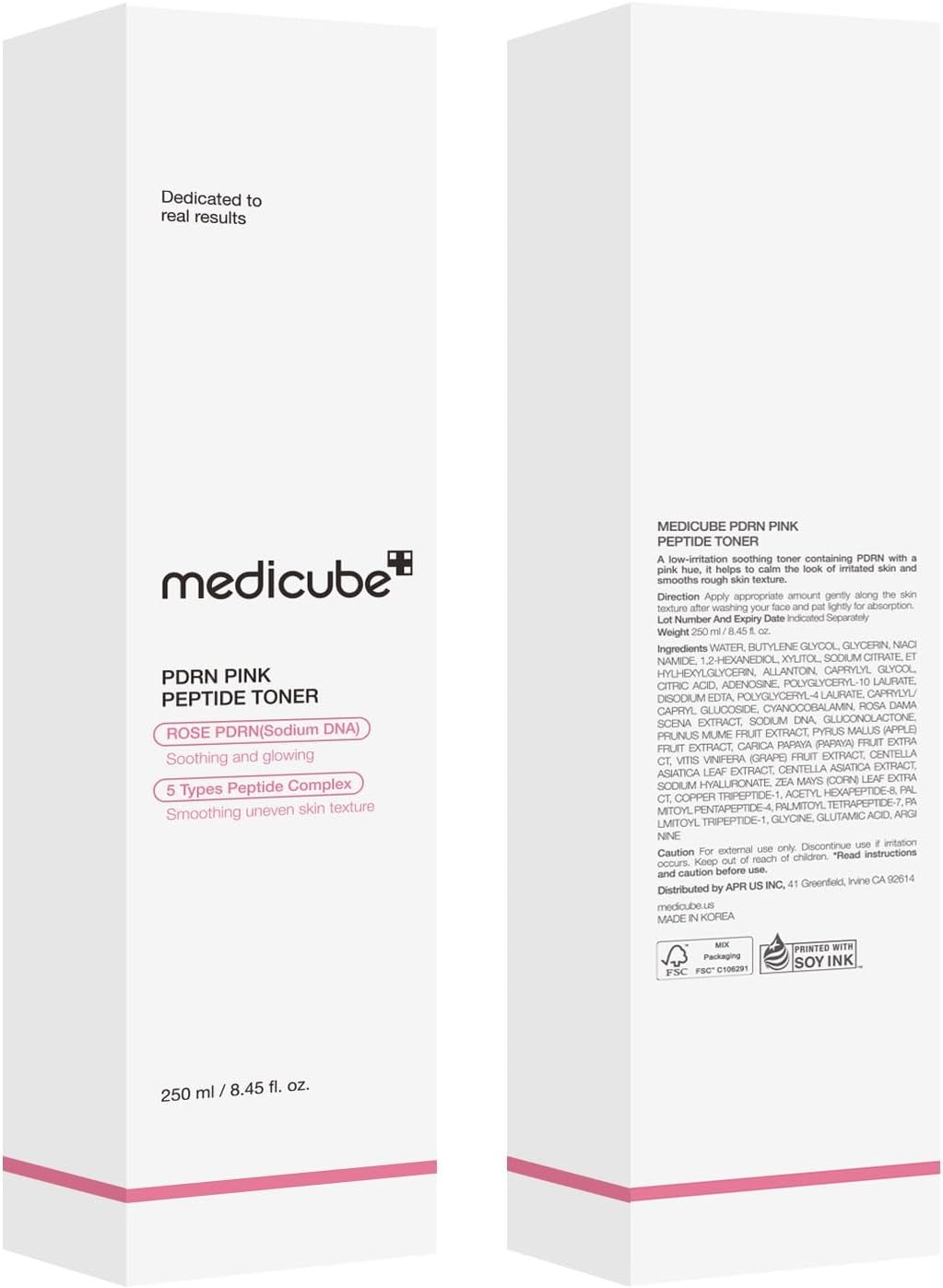 image:imagemedicube PDRN Toner Salmon DNA Milky Toner for Hydrating Moisturizing Soothing with Ceramide Peptide Glass Glow Skin Korean Skincare 507 floz Pack of 3Rose PDRN Watery