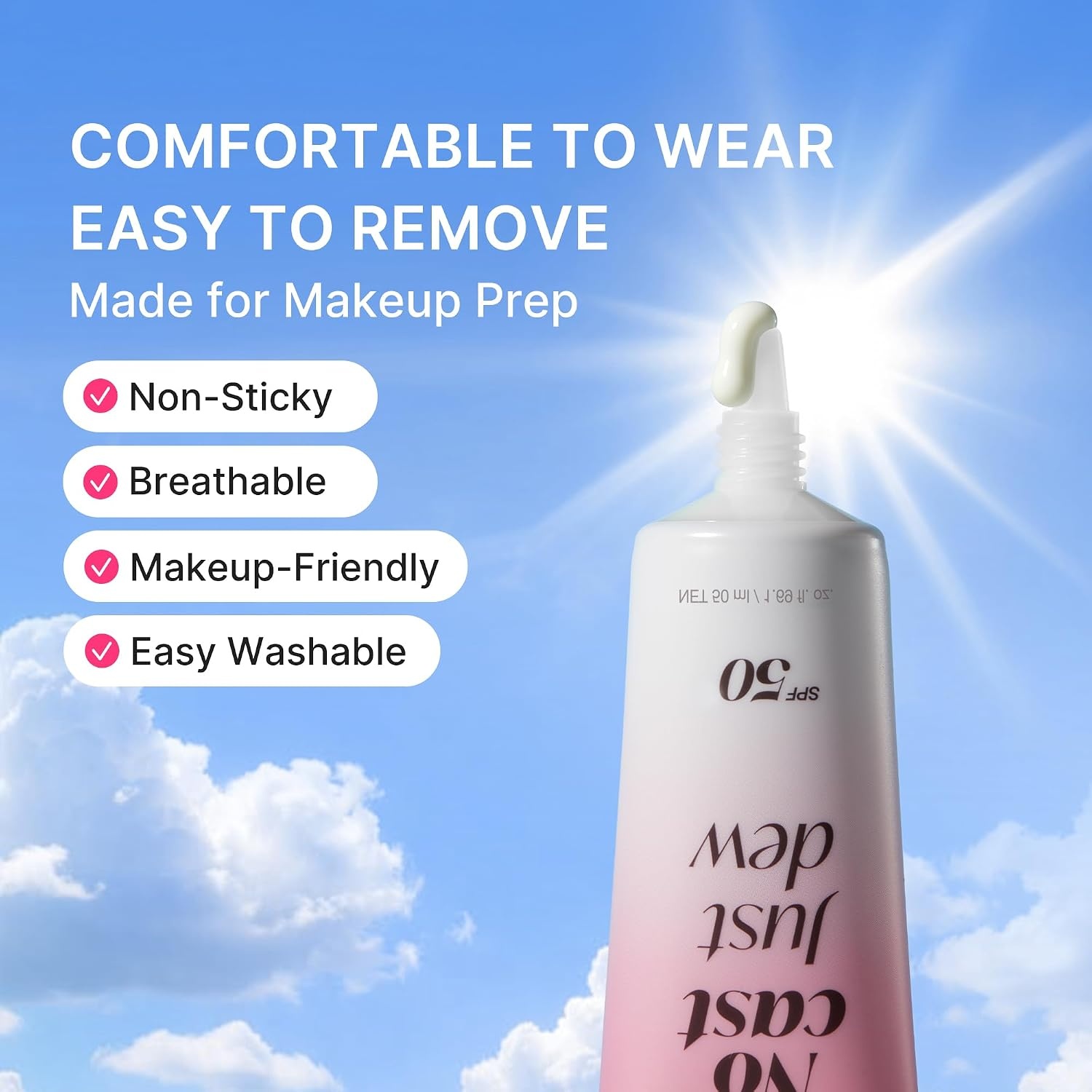 image:imagemedicube Sunscreen No Cast Just Glow Collagen SPF 50 Broad Spectrum Face Sunscreen Lightweight NonSticky Hydrating Formula Peptide Cica for Soothing amp Glow Korean Skincare Pack of 2169 Fl Oz Pack of 1