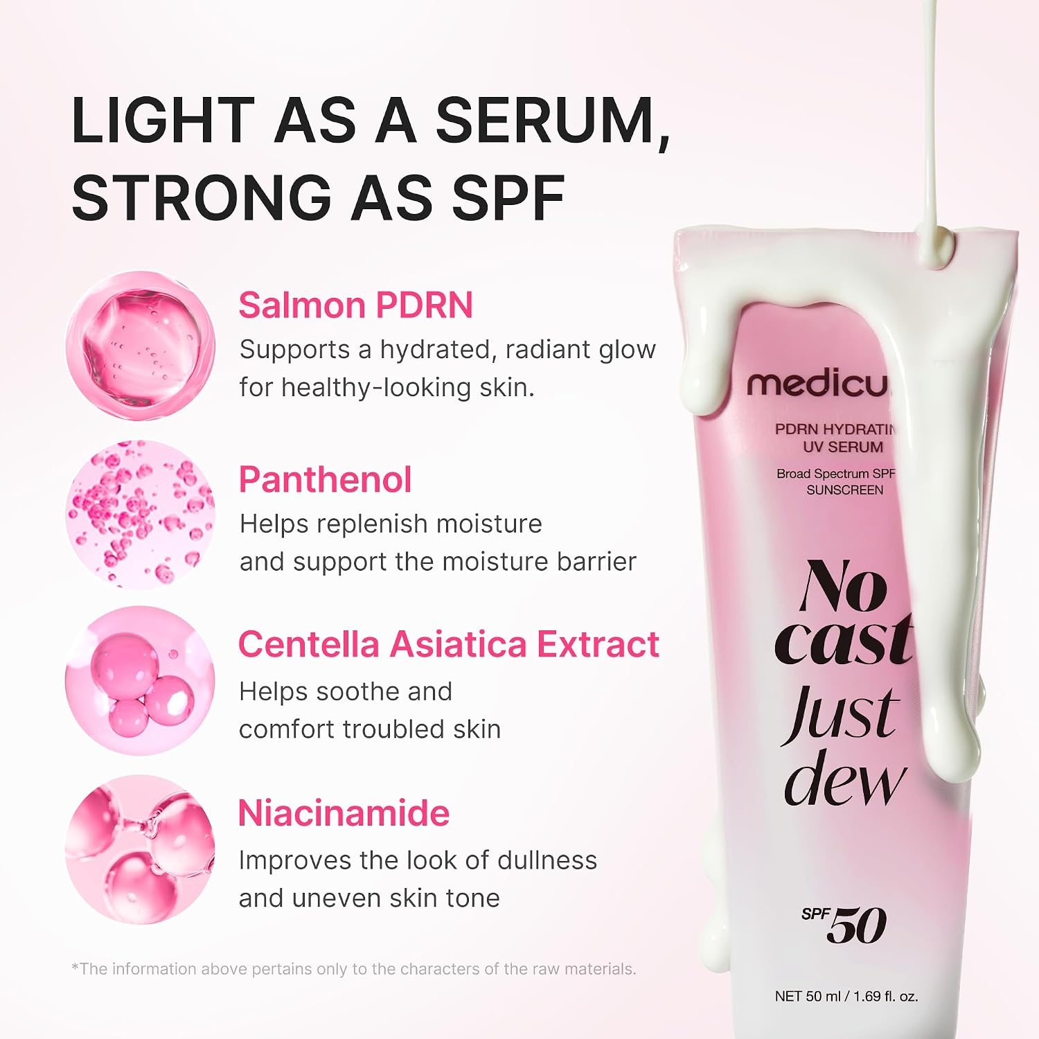 image:imagemedicube Sunscreen No Cast Just Glow Collagen SPF 50 Broad Spectrum Face Sunscreen Lightweight NonSticky Hydrating Formula Peptide Cica for Soothing amp Glow Korean Skincare Pack of 2169 Fl Oz Pack of 1