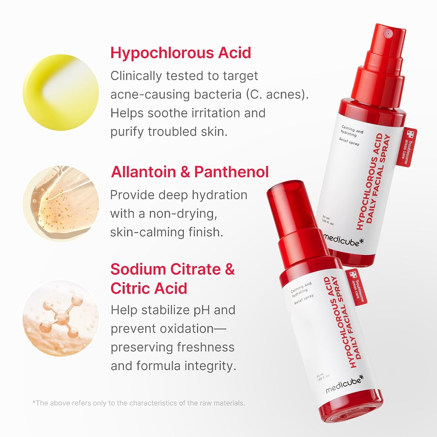 image:imagemedicube Power Soothing Spray Duo Hypochlorous Acid Full amp Mini Set