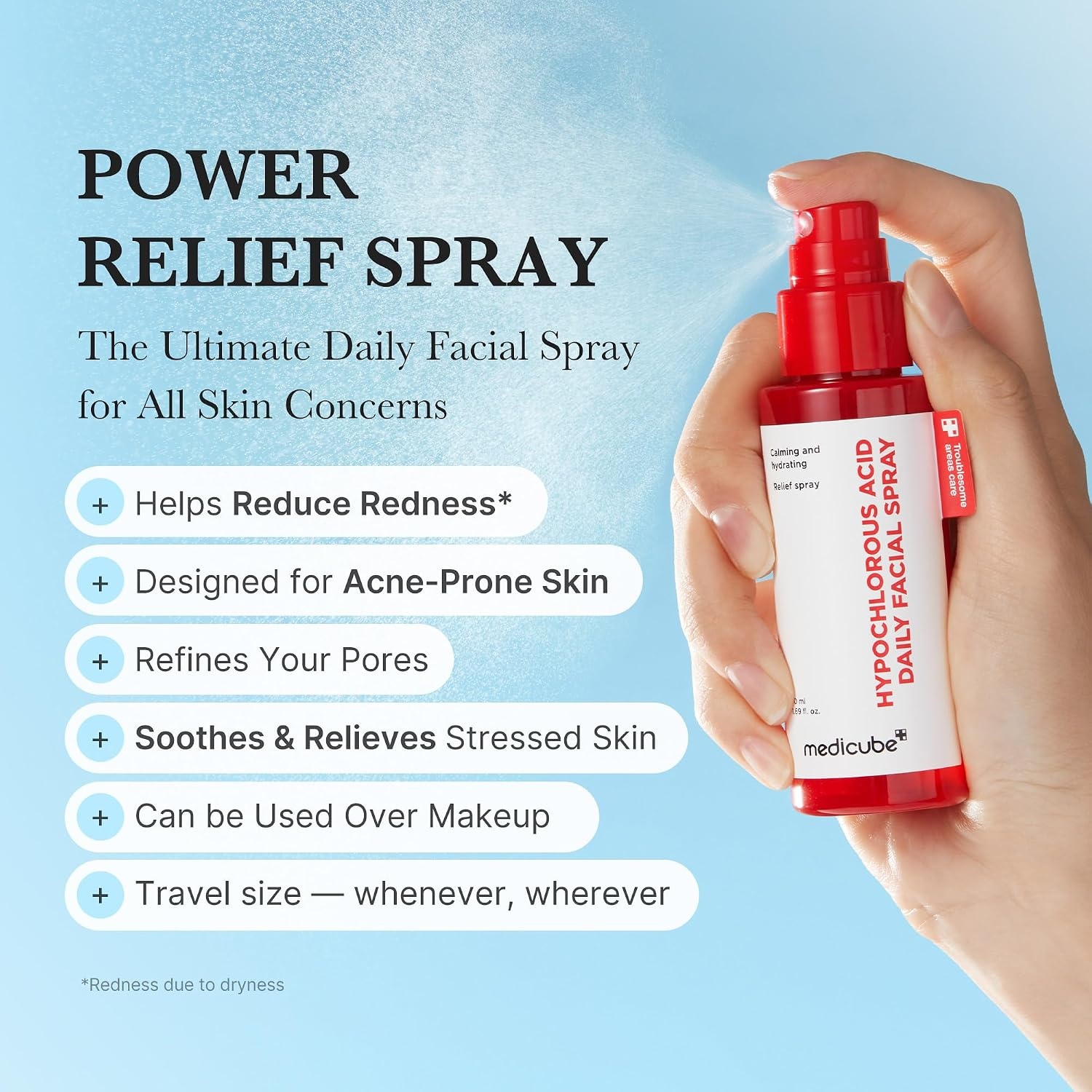 image:imagemedicube Power Soothing Spray Duo Hypochlorous Acid Full amp Mini Set